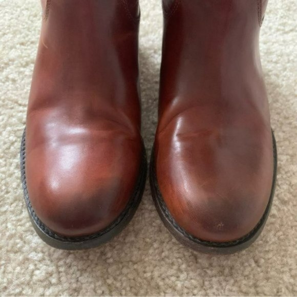 Frye  Melissa Button Leather Calf High Riding Boots - Picture 4 of 13